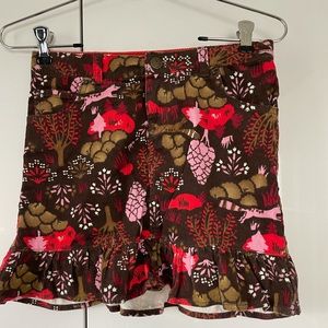 LANDS’END KIDS Girls Skort with Ruffle Size 8